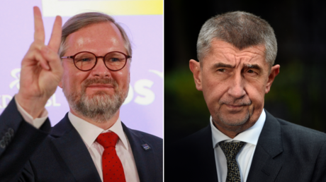 (L) Petr Fiala. © Reuters / Milan Kammermayer; (R) Andrej Babis. © AFP / MICHAL CIZEK