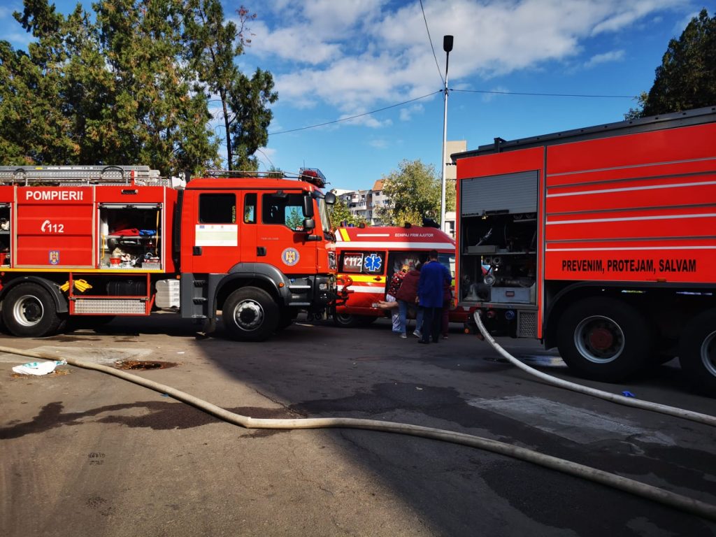 Autospeciale de pompieri din Constanța