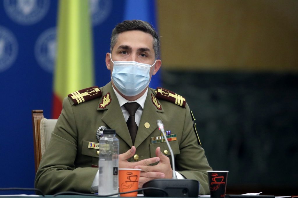 Valeriu Gheorghiță în conferință de presă la Guvern. Foto: gov.ro
