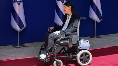 FILE PHOTO: Israeli Minister of Energy, Karin Elharrar © AFP / Emmanuel Dunand
