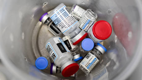 FILE PHOTO. A freezer with vials of vaccines against Covid-19. ©Camilo Erasso / Universal Images Group via Getty Images