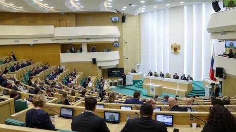 Meeting of the Federation Council of the Russian Federation.  © Sputnik / Press Service of the Federation Council of the Russian Federation
