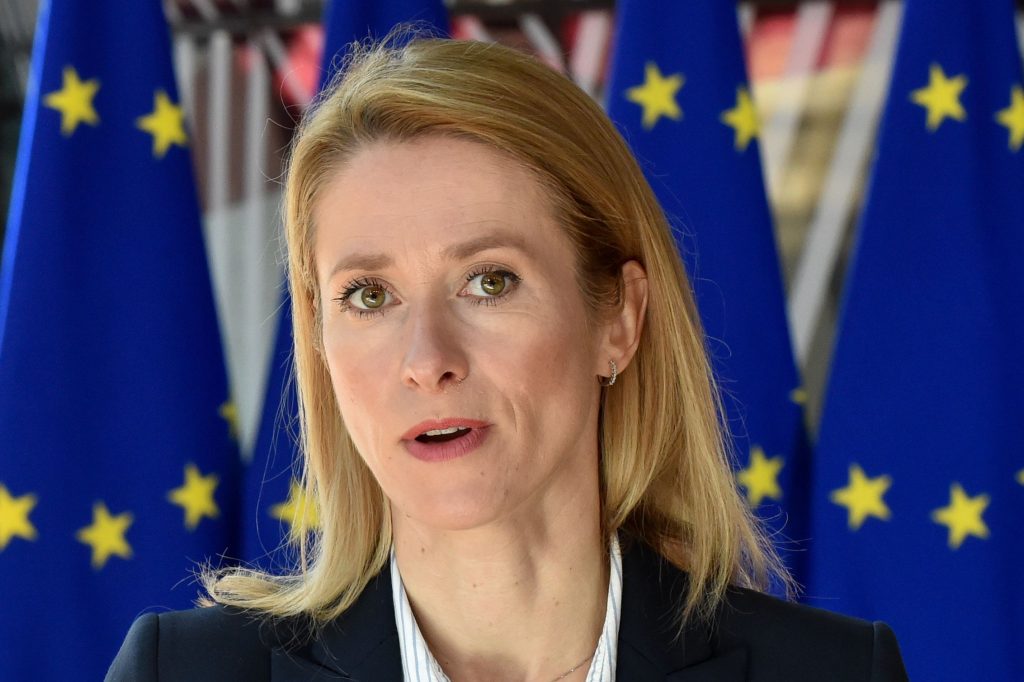 Premierul estonian Kaja Kallas